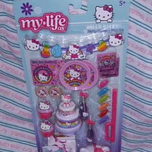 Sanrio Hello Kitty Party Planner Play Set - Pink and White